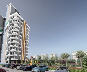 Apartments in a residential complex under construction with advanced infrastructure in Mersin (006165)