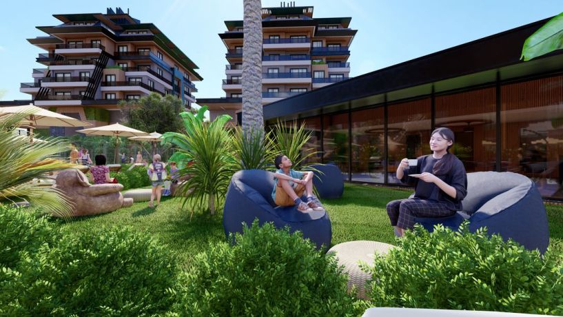 Квартиры, Турция, Алания, Каргыджак (014416) - фото 8