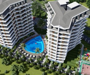 New residential complex with luxurious infrastructure in Avsallar (009161)