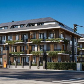 Закритий екологічний комплекс класу преміум, в зеленій зоні курортного району Аланії, Авсаллар (00526)