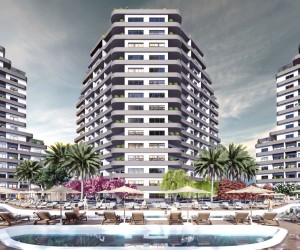 Apartments from the developer in a new residential complex in Mersin (020164)