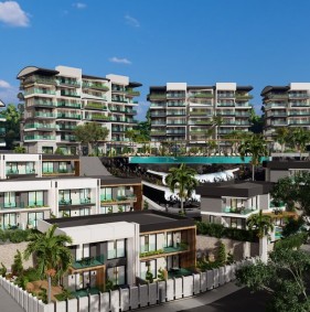 Апартаменты в современном жилом комплексе в районе Каргыджак (001182)