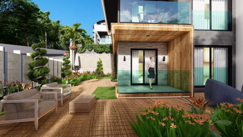 Квартири, Туреччина, Аланія, Каргиджак (001182) - фото 22