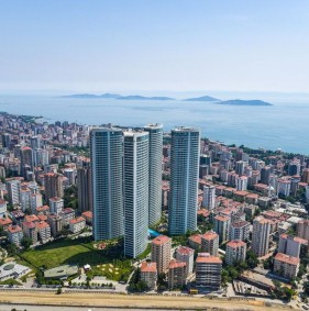 Сучасні апартаменти в резиденції у самому серці Стамбула на проспекті Багдад (089345)