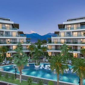 Новый строящийся жилой комплекс в районе Оба (016443)