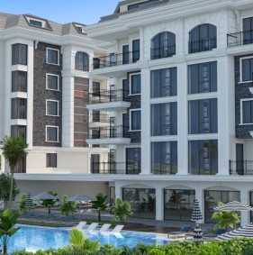 Новый комплекс апартаментов от застройщика в районе Оба (018443)