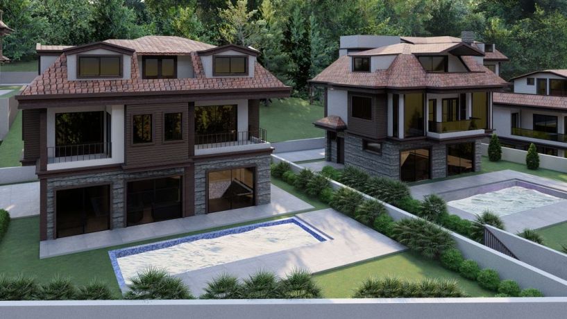 Виллы, Турция, Алания, Инжекум (00626) - фото 1