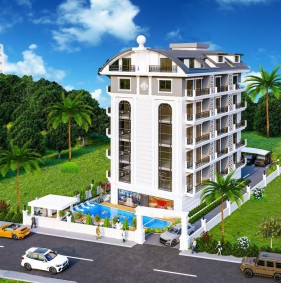 Квартира від інвестора в житловому комплексі, що будується, в районі Оба (10100)