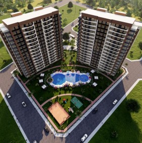 Эксклюзивная продажа! Ilkem Hayat Towers - ЖК в 500 метрах от моря (007000)