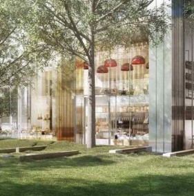 Apartment in a modern skyscraper in London (002283)