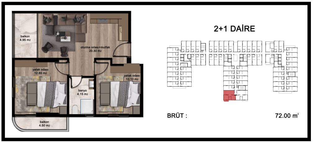 Apartments, Turkey, Mersin (017165) - pictures 21