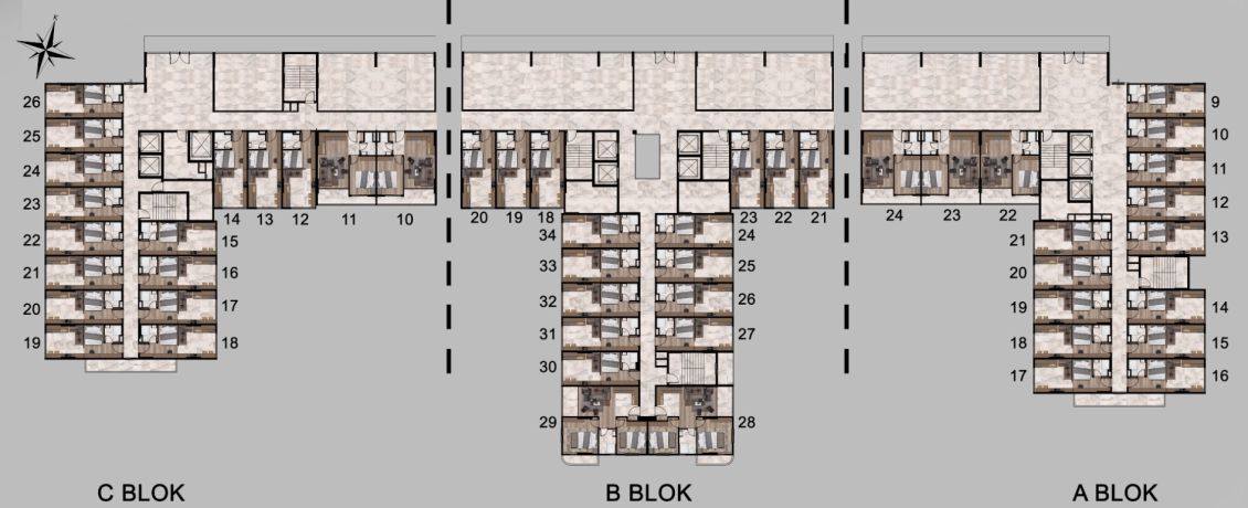 Apartments, Turkey, Mersin (017165) - pictures 16