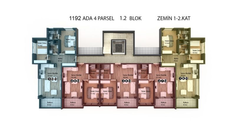 Квартиры, Турция, Алания, Кестель (003484) - фото 13