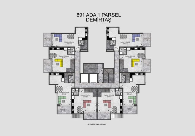 Apartments, Turkey, Alanya, Demirtash (004484) - pictures 46