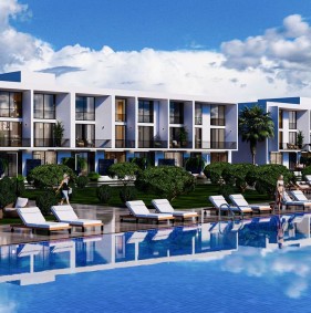 Різноманітні апартаменти в новому житловому комплексі в районі Іскелі (002193)