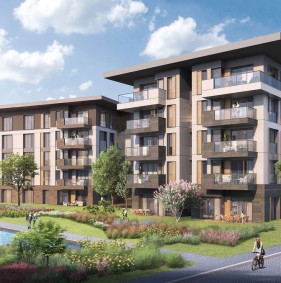 Житловий комплекс у європейській стороні Стамбула, в районі Халкали муніципалітету Кючюкчекмедже (121345)