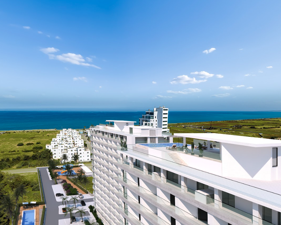 Современный жилой комплекс возле моря в Гюзельюрт (003272)