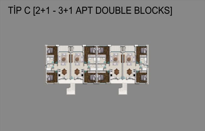 Квартиры, Северный Кипр, Эсентепе (005272) - фото 21