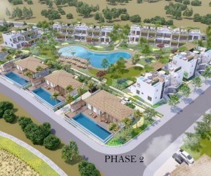 Complex of unique villas and luxury apartments in the east of Kyrenia in Esentepe (007194)