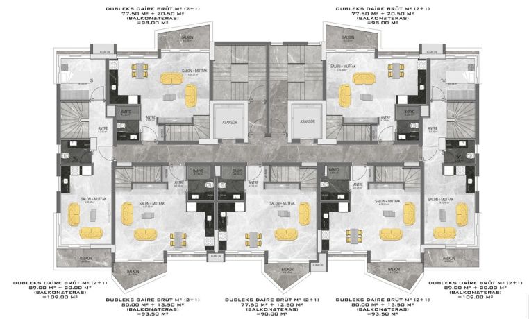 Apartments, Turkey, Alanya, Mahmutlar (007306) - pictures 14