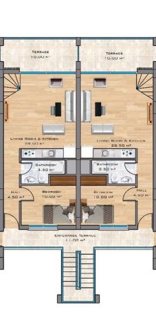 Квартиры, Северный Кипр, Кирения (008194) - фото 25