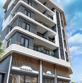 Новый проект апартаментов в районе Махмутлар (009306)