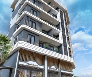 New apartment project in Mahmutlar area (009306)