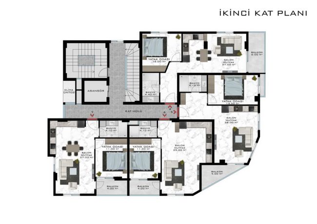 Квартиры, Турция, Алания, Махмутлар (009306) - фото 21