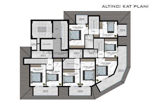 Квартиры, Турция, Алания, Махмутлар (009306) - фото 25