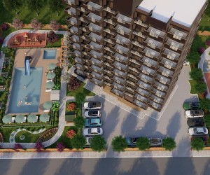 Modern apartments 1 + 1 in a new residential complex in Cesmeli area in Mersin (006271)