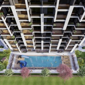 Cовременные квартиры в жилом комплексе, Эрдемли (008271)