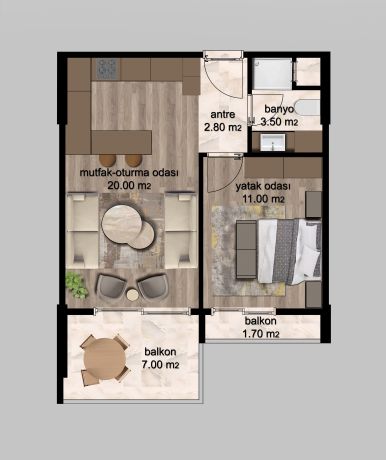 Apartments, Turkey, Mersin (008271) - pictures 24