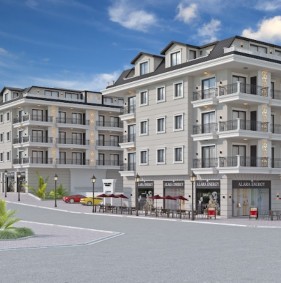 Современные квартиры в жилом комплексе от застройщика в районе Окурджалар (001274)