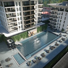 Апартаменты в премиальном жилом комплексе от застройщика в районе Каргыджак (001275)