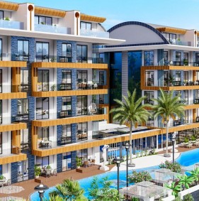 Квартиры в жилом комплексе от застройщика в районе Оба (008252)