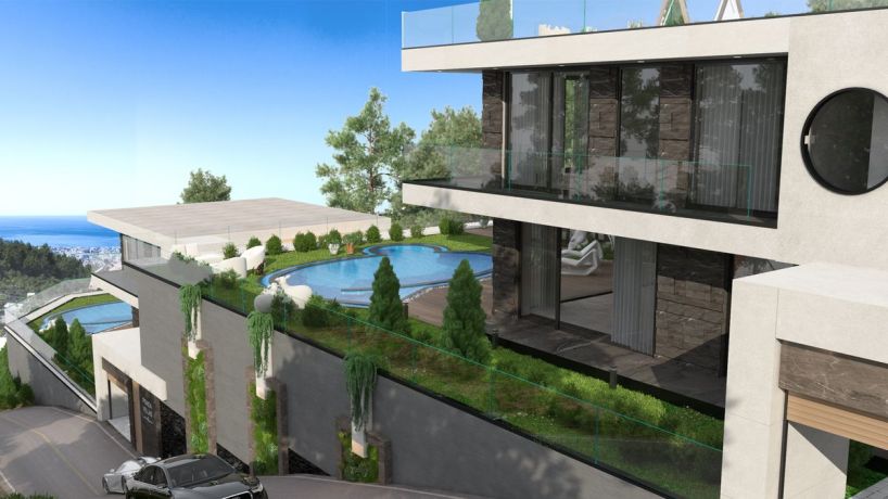 Виллы, Турция, Алания, Тепе (009252) - фото 1