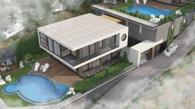 Виллы, Турция, Алания, Тепе (009252) - фото 4