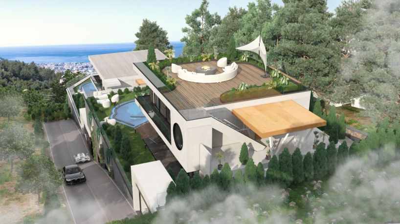 Виллы, Турция, Алания, Тепе (009252) - фото 13