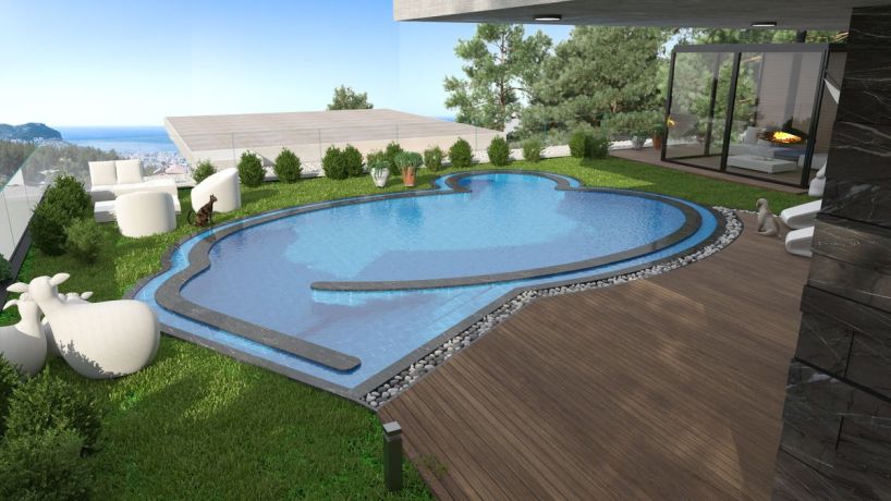 Виллы, Турция, Алания, Тепе (009252) - фото 10