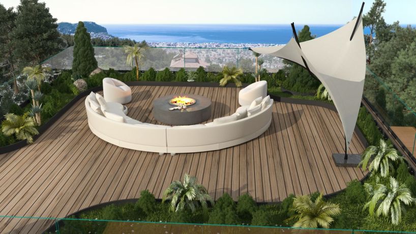 Виллы, Турция, Алания, Тепе (009252) - фото 14