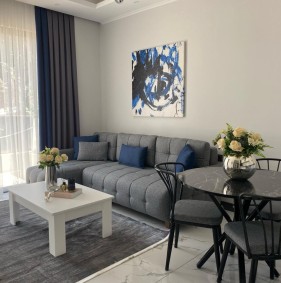 Квартира 1+1 від інвестора в житловому комплексі в центрі Аланії, поблизу пляжу Клеопатра (12700)