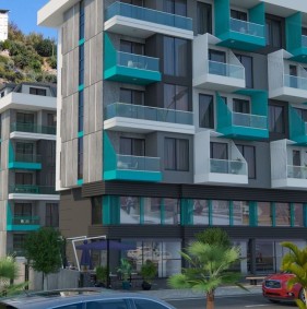 Затишна квартира від інвестора 1+1 у центрі Аланії, пляж Клеопатра (13100)