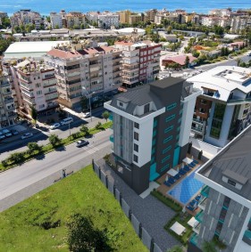 Квартира 2+1 від інвестора в центрі Аланії, пляж Клеопатра (14100)