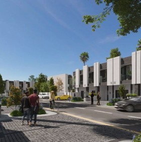 Townhouses in a modern residential complex in Dubai Land (001289)