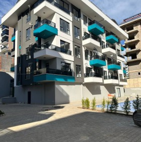 Уютная квартира 1+1 с видом на горы, в центре Алании, у пляжа Клеопатра (14800)