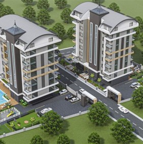 Комфортабельна квартира у новому житловому комплексі в районі Авсаллар (17300)