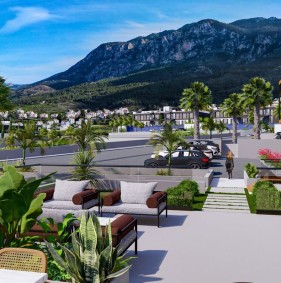 Luxury residential complex in the Lapta area, near the tourist center of Northern Cyprus - Kyrenia (00393)