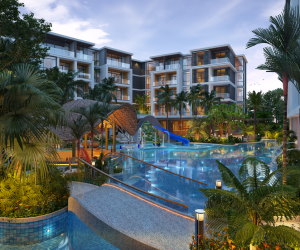 Modern apartments in a new condominium in Phuket, Nai Thon Beach (003290)