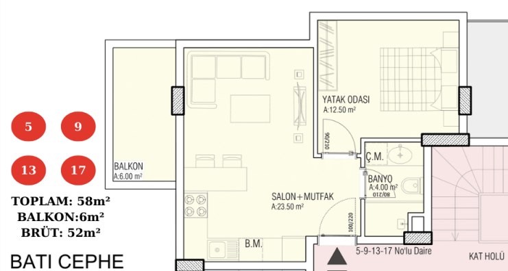 Квартиры, Турция, Алания, Авсаллар (18300) - фото 4