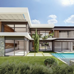 Нові розкішні вілли в мальовничому районі Чаталкеє, Кіренія (002300)